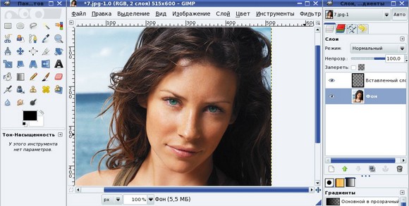 цвет глаз замена